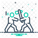 Enemigos Adversario Oponente Icono