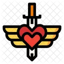 Enemy Heart Sword Icon