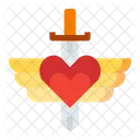 Enemy Heart Sword Icon