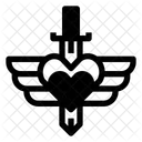 Enemy Heart Sword Icon