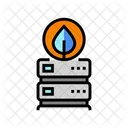Energia Eficiente Dados Ícone