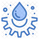 Energia Agua Gota Icono