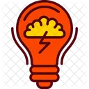 Energia Bombilla Electrica Icono