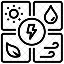 Energía alternativa  Icono