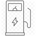 Energia Bomba De Combustivel Icone Thinline Ícone