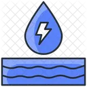 Energia Del Agua Ecologia Energia Icono