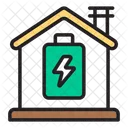Energia Del Hogar Energia De La Casa Electricidad Icono