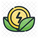Energia Potencia Eco Icono