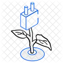 Energía ecológica  Icono