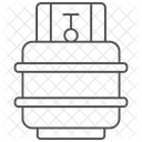Energia Tanque De Gasolina Icone Thinline Ícone