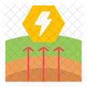 Energia Geotermica Energia Icon