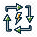 Ecologia Energia Potencia Icono