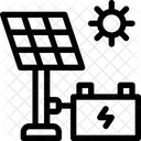 Energia Renovavel Painel Solar Ecologia Ícone