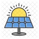 Energia Solar Energia Solar Panel Solar Icono