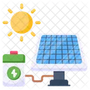 Energía solar  Icono