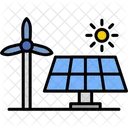 Energia Solar Sostenible Energia Icono