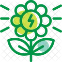 Verde Energia Poder Icon