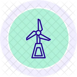 Énergie éolienne  Icône