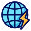 Énergie mondiale  Icône