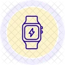 Energie Smartwatch Liniensymbol Symbol