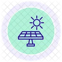 Énergie solaire  Icône