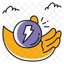 Energie Sparen Energie Okologie Symbol