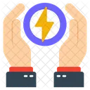 Energie Sparen Energie Okologie Symbol