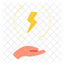 Energie Sparen Leistung Symbol