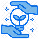 Hand Gluhbirne Idee Symbol