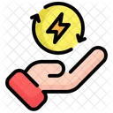 Energie Sparen Anergie Sparen Strom Symbol