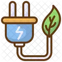 Energie Sparen Energie Umweltfreundlich Symbol