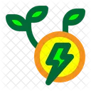 Energie Verte Energie Ecologique Energie Durable Icon