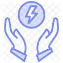 Energieeinsparung  Symbol