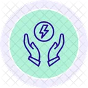 Energieeinsparung  Symbol