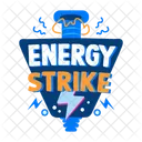 Energiestreik Energie Elektrizitat Symbol