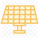 Energiespar Solar Duotone Liniensymbol Symbol