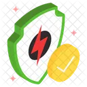 Energie Sparen Energie Strom Symbol