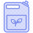 Energiesparender Biokraftstoff  Symbol