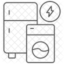 Energiespargerat Thinline Symbol Symbol