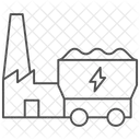 Energiesparkohle Thinline Symbol Symbol