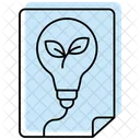 Energiesparkonzept  Icon