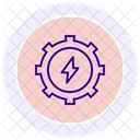 Energiesparmanagement Farbkreis Symbol Symbol