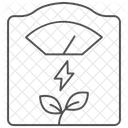 Energiesparmassnahmen Thinline Symbol Symbol