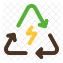 Energy Recycle Recyclable Recycling Ecology Icon