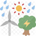 Energy Power Renewable Icon