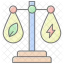 Energy Balance Lineal Color Icon Icon