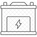 Energy Battery Thinline Icon Icon
