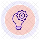 Energy Conservation Color Circle Icon Icon