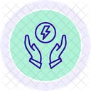 Energy Conservation Line Icon Icon