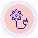 Energy Consumption Line Icon Icon